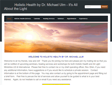 Tablet Screenshot of holistichealthbymichaelulm.com